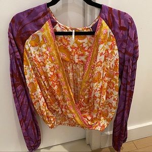Free people front draped top